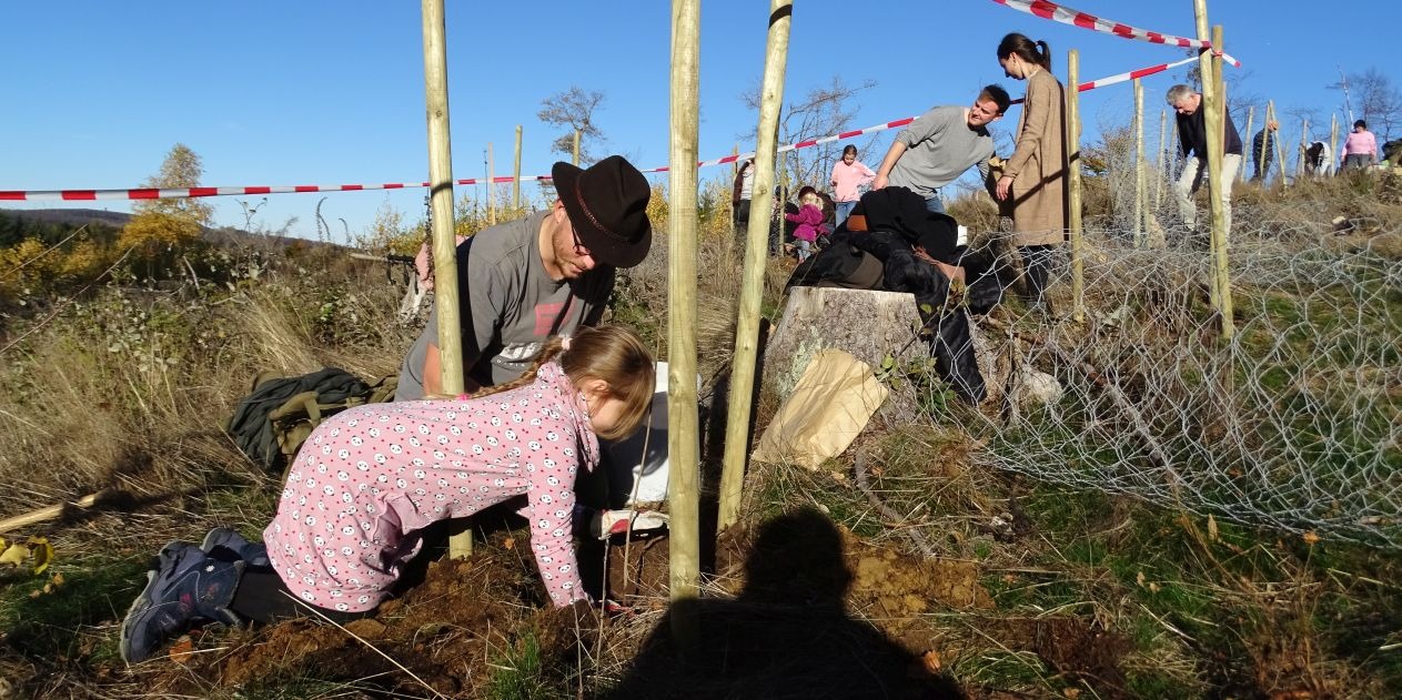Frühlingspflanzaktion im Herzenswald