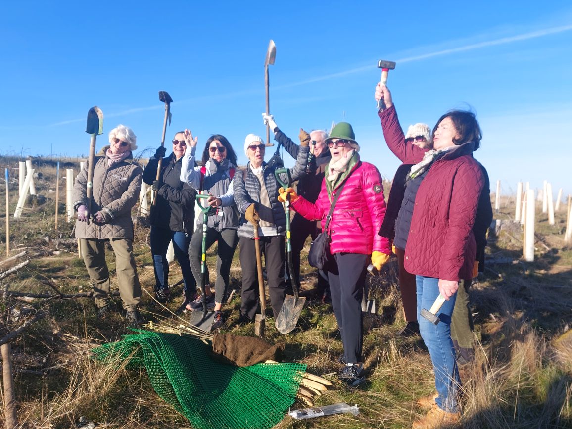 Ab in den Wald Nr. 7: Inner Wheel Club Bad Homburg hat ein Herz für den Wald im Taunus