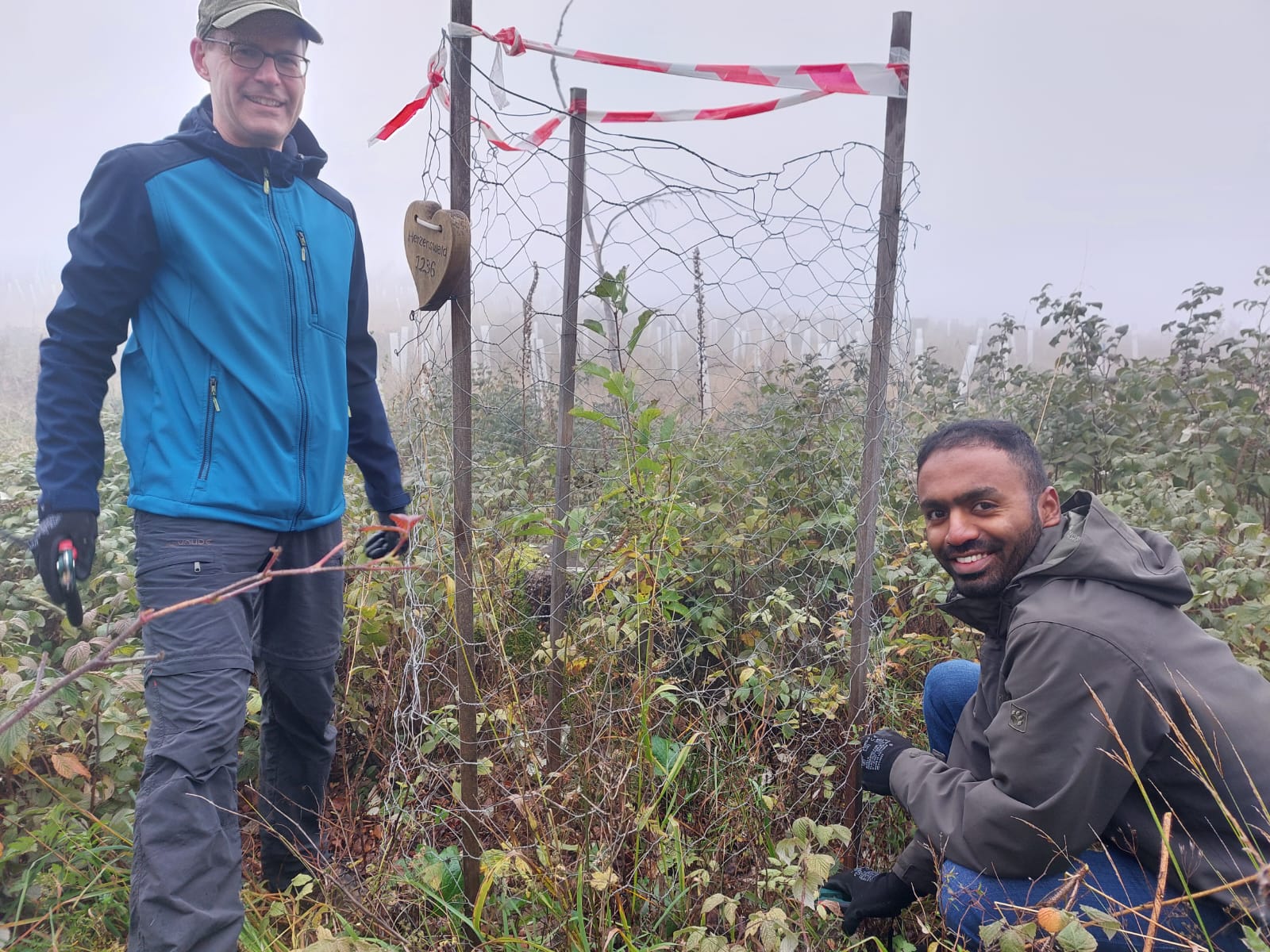 Einsatz im Nebel – Waldpflege mit Herz & Hand von Schaeffler/Vitesco Technologies 🌳