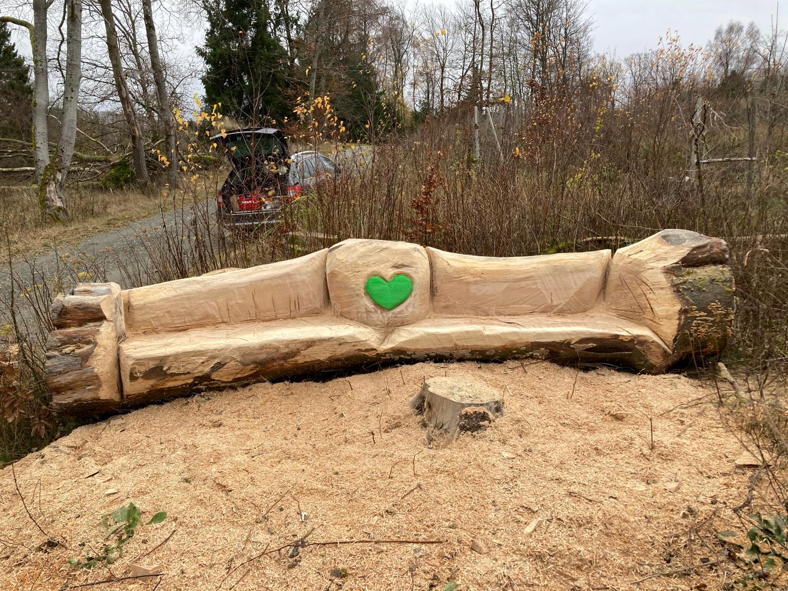 Ein Waldsofa für den Herzenswald 1