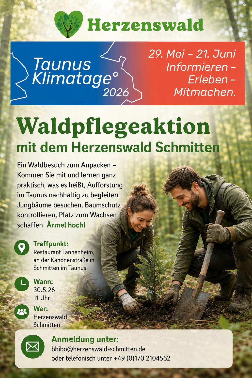 Der Herzenswald bei den Taunus Klimatagen